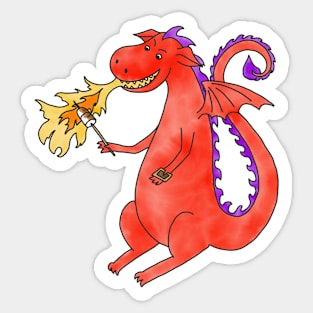 Dragon S'mores Sticker